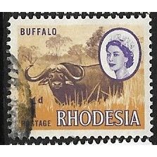 RHODESIA 1966 SG 374 - #3 fine used (o) - ANIMAL