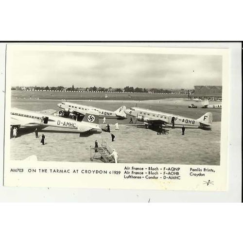Aviation CROYDON AIRPORT Postcard by Pamlin (AM703)
