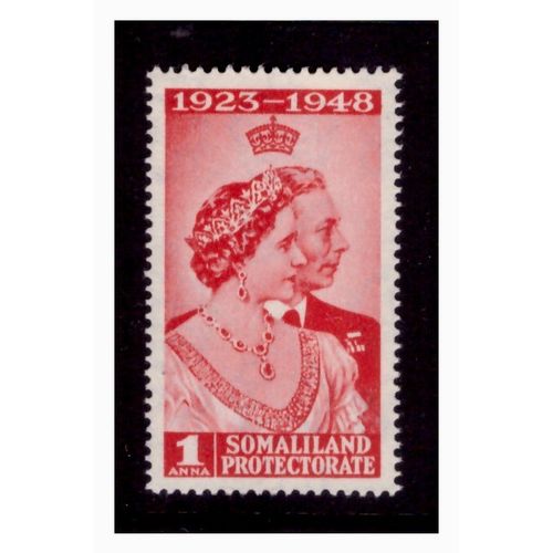 Somaliland 1948 - 1 anna Stamp - George VI Royal Silver Wedding - SG119 MNH
