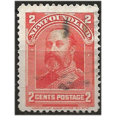 Newfoundland 1897 SG86 2c Orange Good/Fine Used . ..