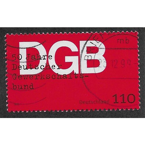 GER 1999 110pf '50TH ANN OF TRADE UNIONS' FINE USED (EBID63-001)