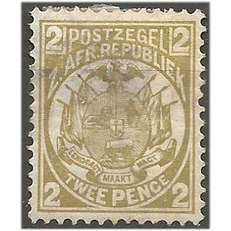 Transvaal 1887 SG178 2d Olive-Bistre Mounted Mint . .. .