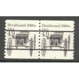 2124a 4.9c Buckboard Fine MNH Dry Gum CNP Right 5 P0445