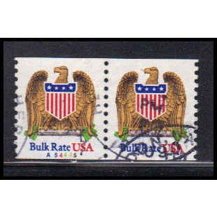 Used 2602 10c Eagle Very Fine CNP Left A54445 PA1355