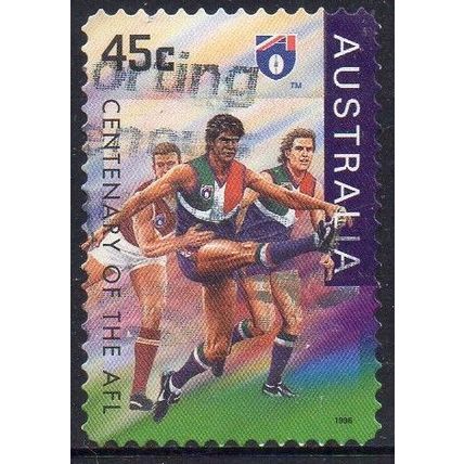 Australia 1996 Centenary of the AFL - Fremantle 45c s/a Used