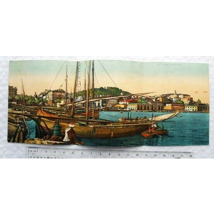 Vintage illustration - Bone - Le Port et la Ville