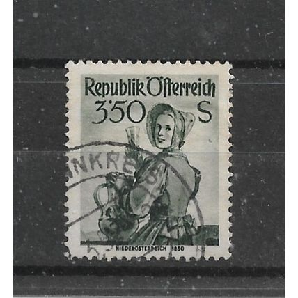 Austria.SG1140 3s 50 "Niederosterreich 1850".Fine Used.Aug22e