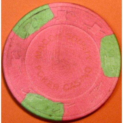Macon County. 25¢ Vintage Casino Chip. Bakersfield, CA. Q36.