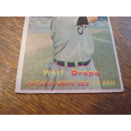 1957 Topps, WALT DROPO, #257, White Sox