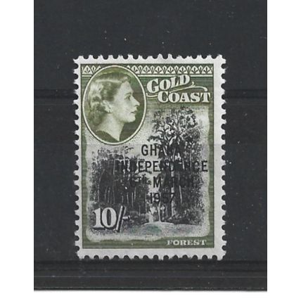 Ghana.SG181 10s Forest.Mounted Mint.Feb24