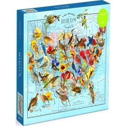 Wendy Gold State Birds 1000 Piece Puzzle