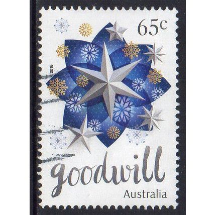 Australia 2016 Christmas - Goodwill 65c Sheet Used