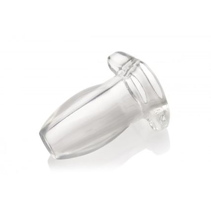 Small Peephole Clear Hollow Anal Plug Butt Peep Hole Ass Enema Play Beginner New