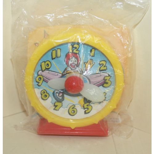 1991 McDonalds Good Morning Ronald Clock Mint in Package