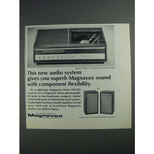 1968 Magnavox KO883 Tuner/Amplifier/Phonograph Ad