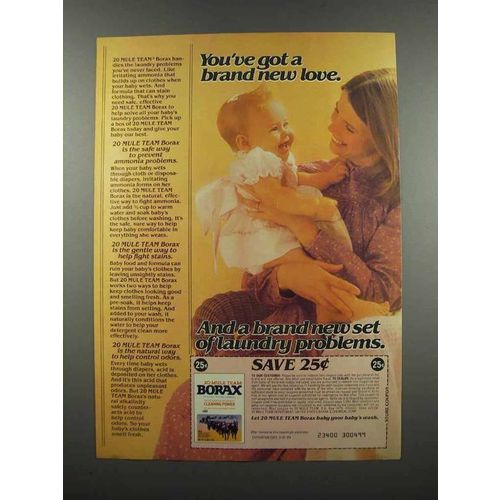 1983 20 Mule Team Borax Ad - Brand New Love