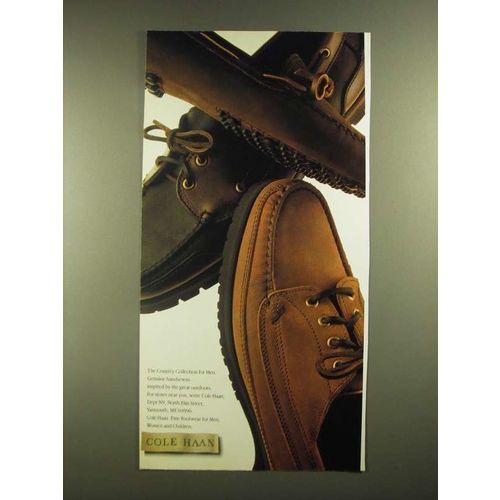 1988 Cole Haan Country Collection for Men Shoes Ad