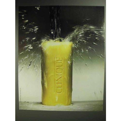 1988 Clinique Skin Care Facial Soap Ad
