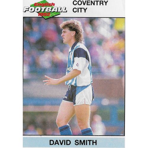 Panini's English Football 1992 Stickers: No.44 - Smith (David)