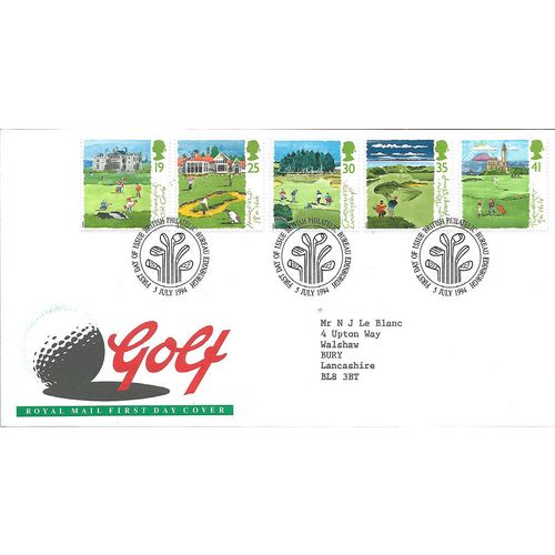 1994 Golf Illustrated FDC.