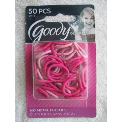 50 Goody Girls Small No Metal Ouchless Hair Band Elastics 2013 Ponytail Holders