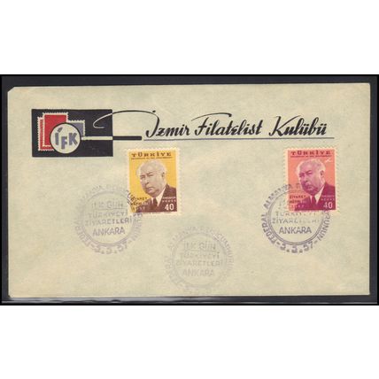 Cover Turkey Stamps/2 (Cachet-U/A) Box0482