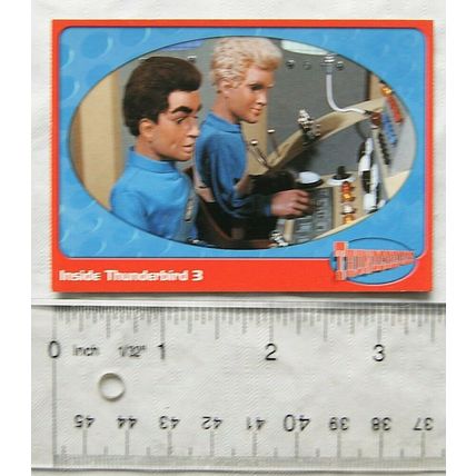 2001 Carlton Thunderbirds card No. 7 Inside Thunderbird 3