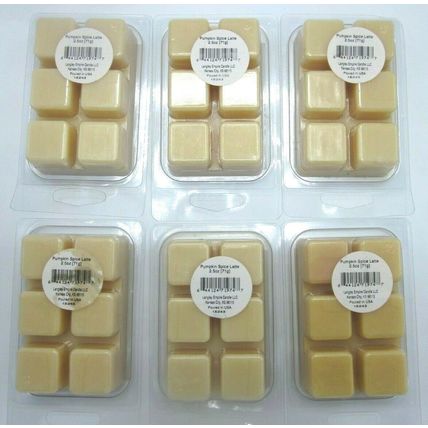 6 packs Hallmark Gold Crown Crafters Soy Wax Melts Pumpkin Spiced Latte