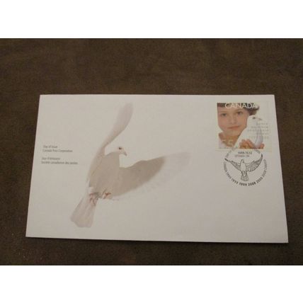 1999 Canada postal FDC Cover - Peace Dove n3