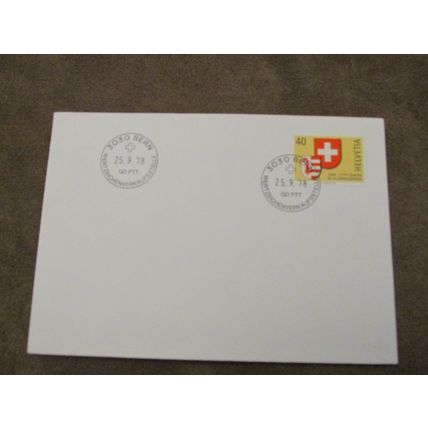 1978 Switzerland FDC Cover - Jura Canton conference / Heraldry