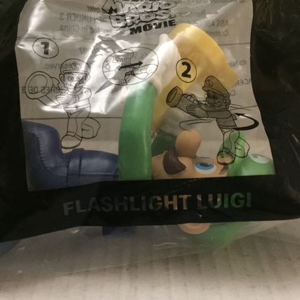 NEW McDonalds Super Mario Brothers Flashlight Luigi Happy Meal Toy #3