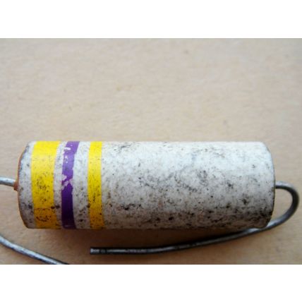 470KΩ Carbon Ceramic Erie 5 Watt Resistors x5. New Old Stock. For Valve Amp