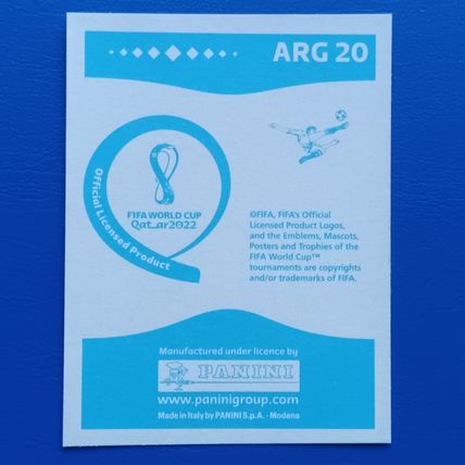 Panini WORLD CUP QATAR 2022 Lionel Messi Sticker #ARG 20