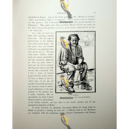 Workman, Berlin, Germany, Bollanger/Menzel, Book Illustration (Print), 1892