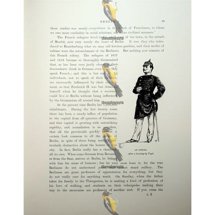 An Officer, Berlin, Germany, Book Illustration (Print), 1892