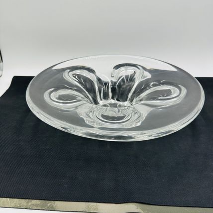 Severes Crystal Centerpiece France 14.5in Wide Large Vintage Fruitbowl Serveware