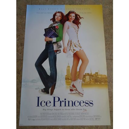 ICE PRINCESS - A WALT DISNEY MOVIE POSTER WTH MICHELLE TRACHTENBERG