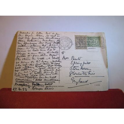 MARKEN, HOLLAND used antique postcard Isle of Marken 1923 pm =