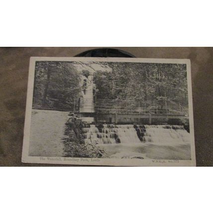 1905 fr Postcard - Waterfall, Roundhay Park - Leeds, Yorkshire