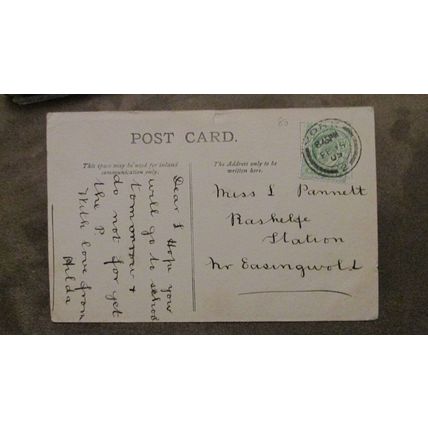 1905 fr Postcard - Waterfall, Roundhay Park - Leeds, Yorkshire