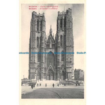 R054945 Brussels. St. Gudule Cathedral. Nicolas