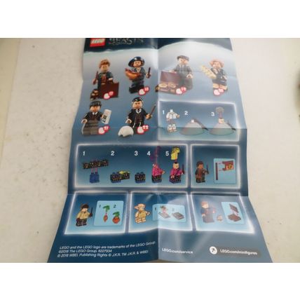 LEGO - Harry Potter - Fantastic Beasts - 71022 - Tina Goldstein - pack and cheek