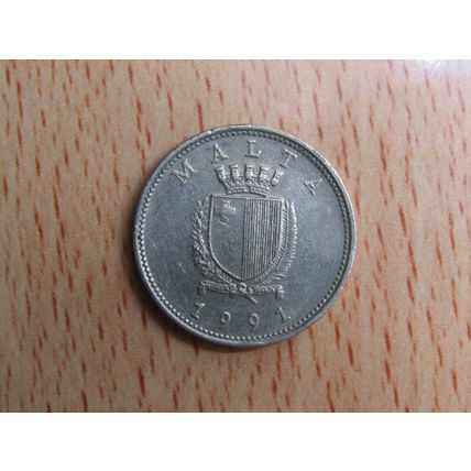 Malta 1991 10 Cents Coin