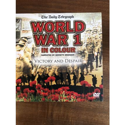 7 DVD SET : WORLD WAR 1 IN COLOUR . UNPLAYED AS NEW.