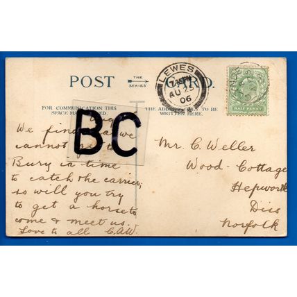 Postcard Convent & Chapel Newhaven Sussex Nr Seaford Peacehaven Lewes