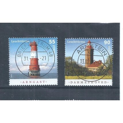 Germany Stamps 2011 Lighthouses - used SG 3726 & 3727 (AR365)