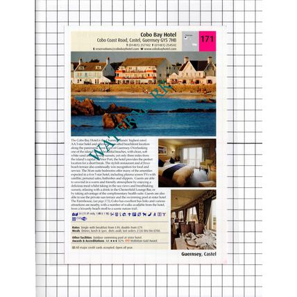 Cobo Bay Hotel Castel Guernsey / La Grande Mare Hotel Castel -2011 Advert