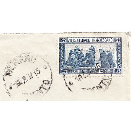 ITALY cover Postmark Milano,, 18 Feb 1927 - Sassone No, 199 - to Germany