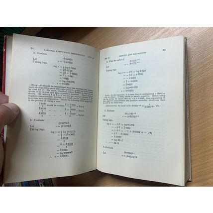1962 "NATIONAL CERTIFICATE MATHEMATICS" VOLUME 2 HARDBACK BOOK (P3)