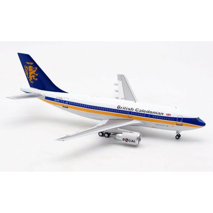 A310-203 BRITISH CALEDONIAN REG:G-BKWU W/STAND - INFLIGHT200 IF310BCAL0720 1/200